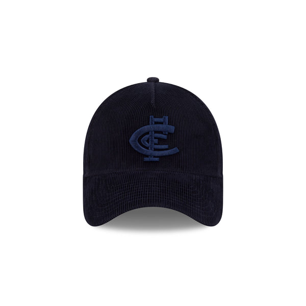 Carlton Blues AFL Winter Collection '26 Tonal Cord 9FORTY A-Frame Snapback