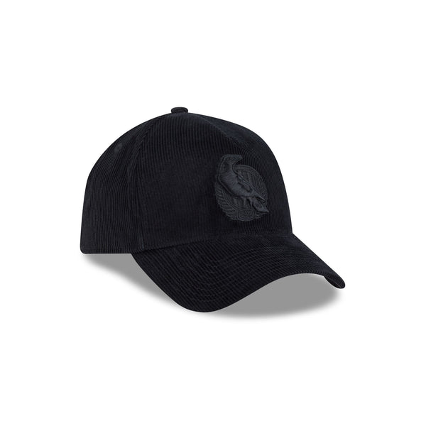 Collingwood Magpies AFL Winter Collection '26 Tonal Cord 9FORTY A-Frame Snapback