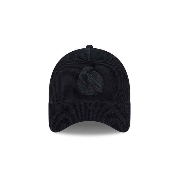 Collingwood Magpies AFL Winter Collection '26 Tonal Cord 9FORTY A-Frame Snapback