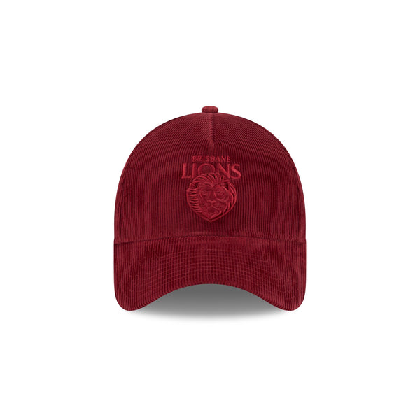 Brisbane Lions AFL Winter Collection '26 Tonal Cord 9FORTY A-Frame Snapback