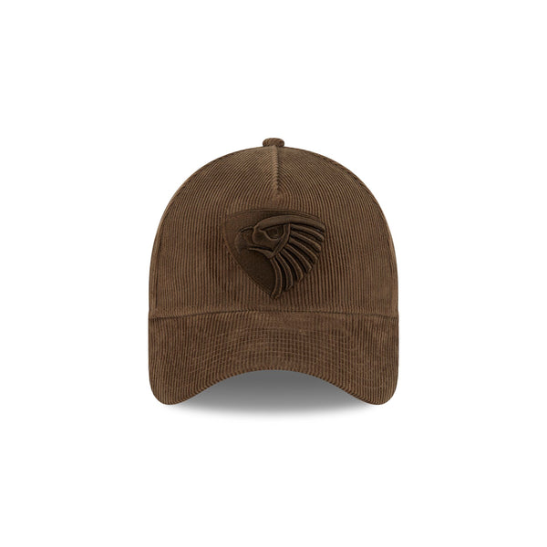 Hawthorn Hawks AFL Winter Collection '26 Tonal Cord 9FORTY A-Frame Snapback