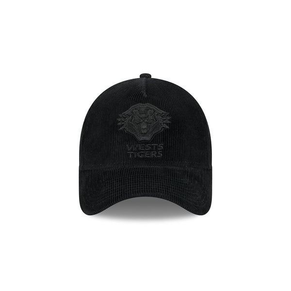Wests Tigers NRL Winter Collection '26 Tonal Cord 9FORTY A-Frame Snapback