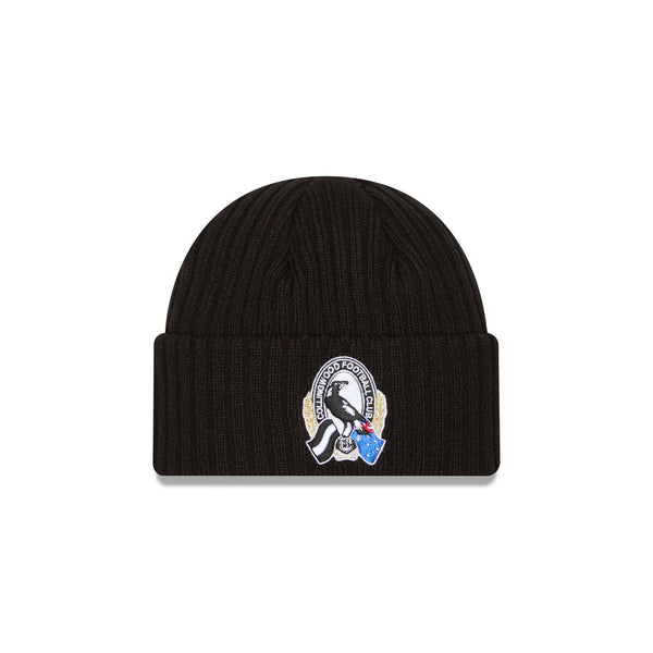 Collingwood Magpies AFL Winter Collection '26 Retro Beanie
