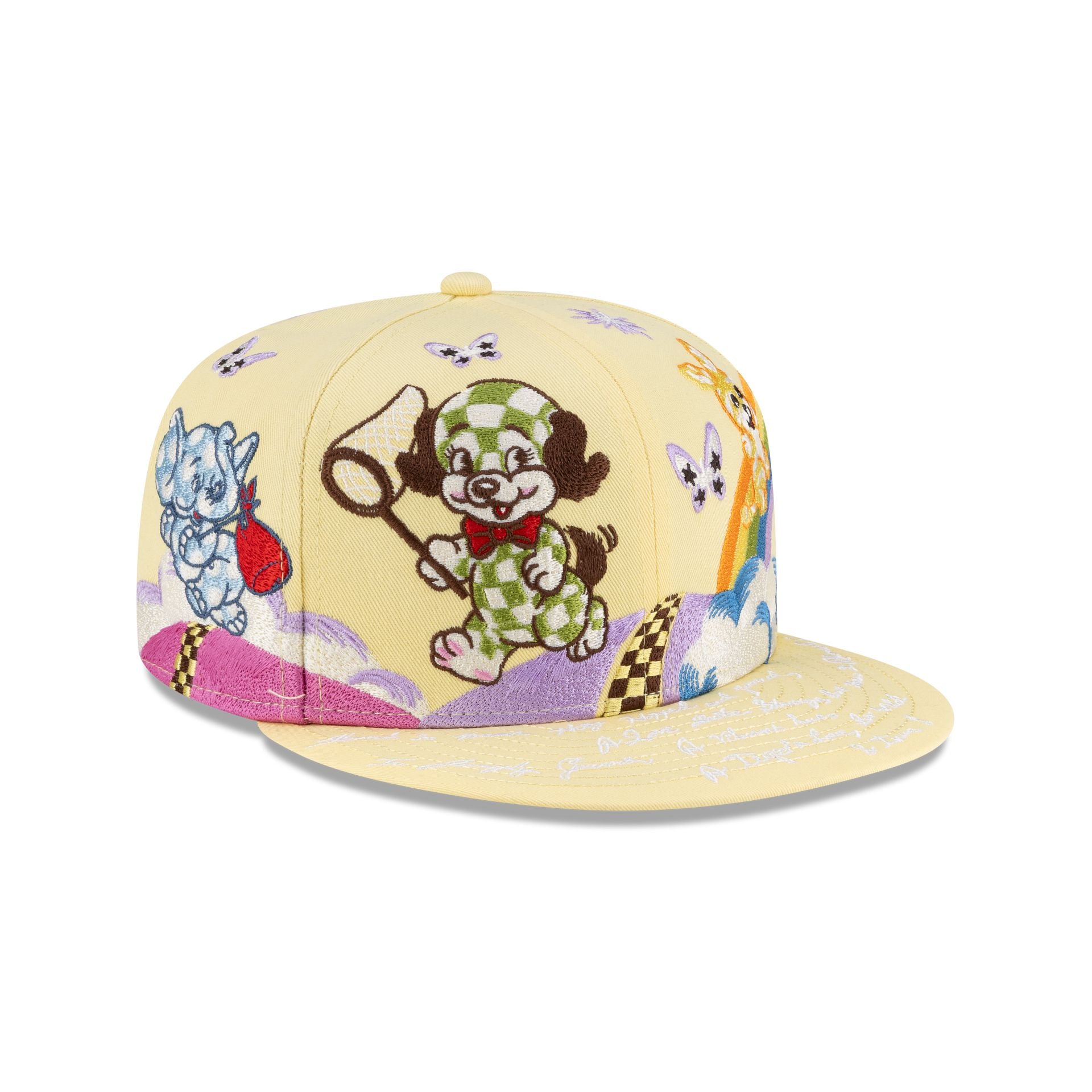 Kenzo Embroidered Characters Yellow 59FIFTY Fitted – New Era Cap
