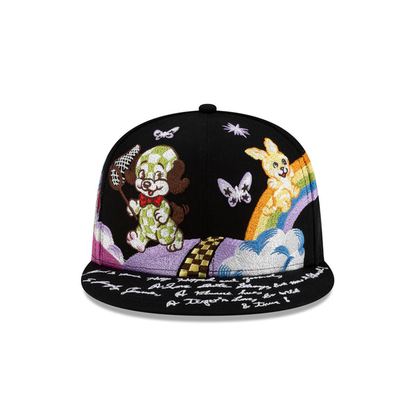 Kenzo Embroidered Characters Black 59FIFTY Fitted
