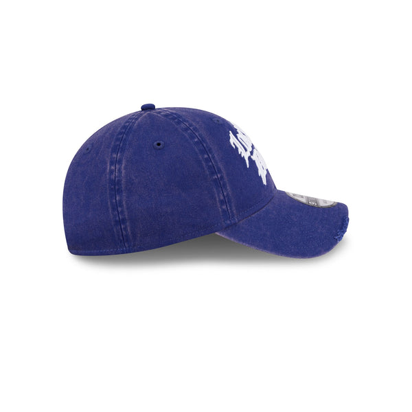 Los Angeles Dodgers Varsity Press 9TWENTY Adjustable Cap - RSIDE
