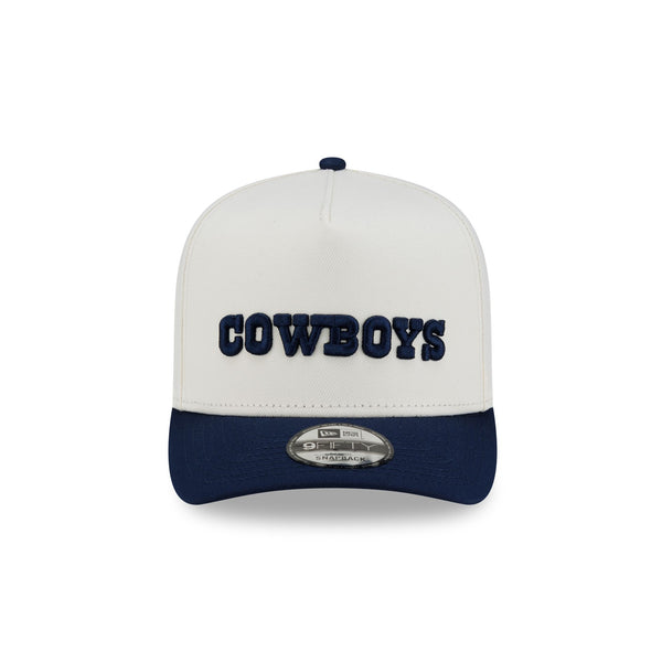Dallas Cowboys Two-Tone Team Script 9FIFTY A-Frame Snapback - F