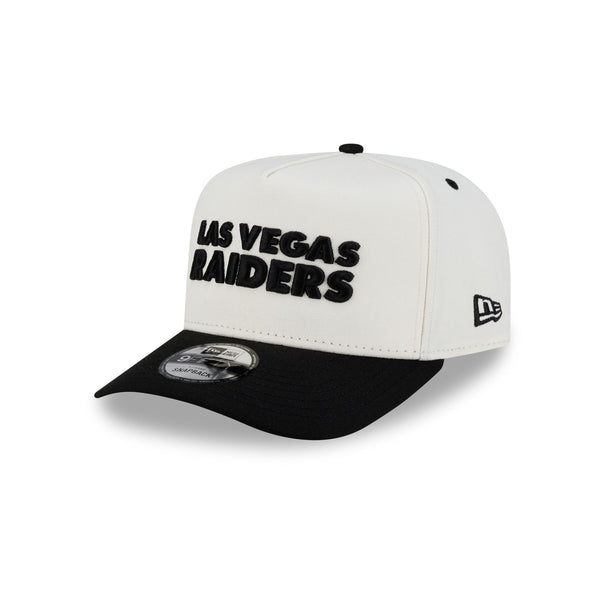 Las Vegas Raiders Two-Tone Team Script 9FIFTY A-Frame Snapback - 3QL