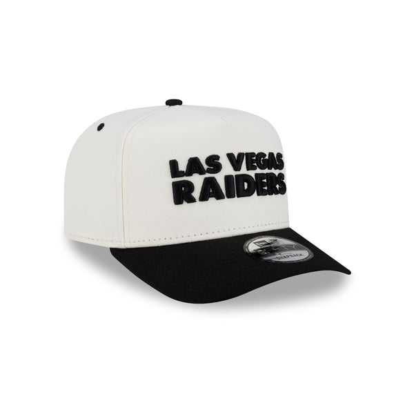 Las Vegas Raiders Two-Tone Team Script 9FIFTY A-Frame Snapback - 3QR