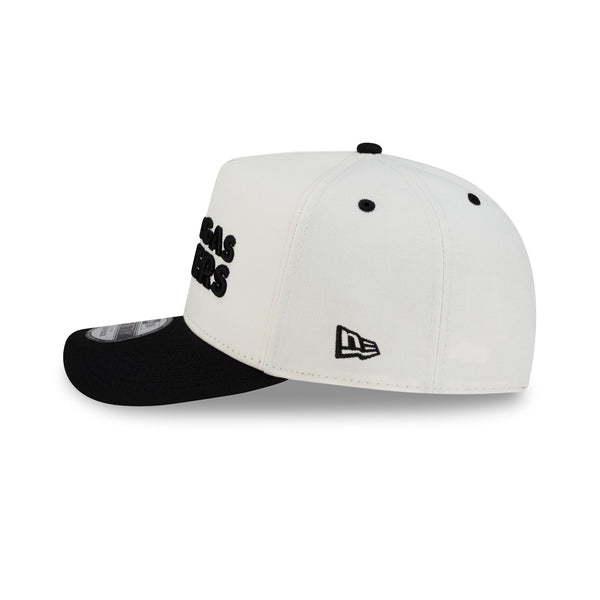 Las Vegas Raiders Two-Tone Team Script 9FIFTY A-Frame Snapback - LSIDE