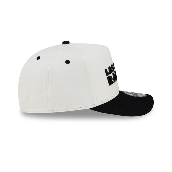 Las Vegas Raiders Two-Tone Team Script 9FIFTY A-Frame Snapback - RSIDE