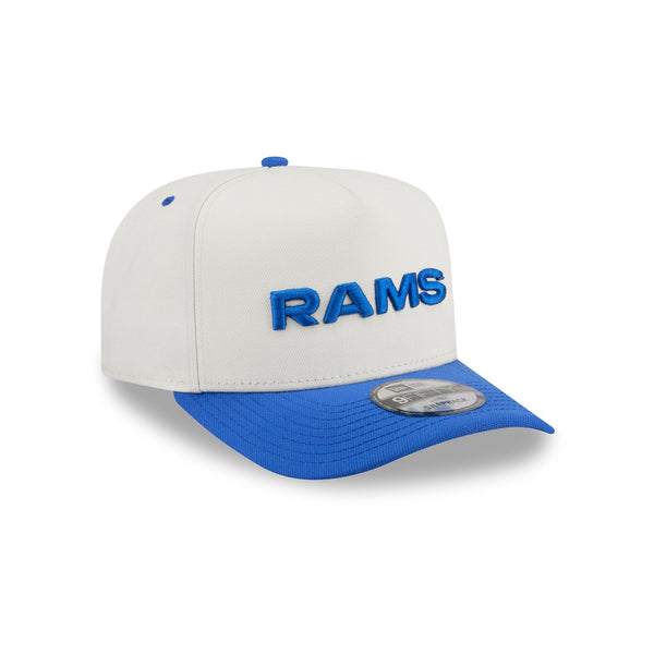 Los Angeles Rams Two-Tone Team Script 9FIFTY A-Frame Snapback - 3QR