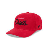 Kansas City Chiefs Cord Script 9SEVENTY Stretch Snap Cap - 3QL