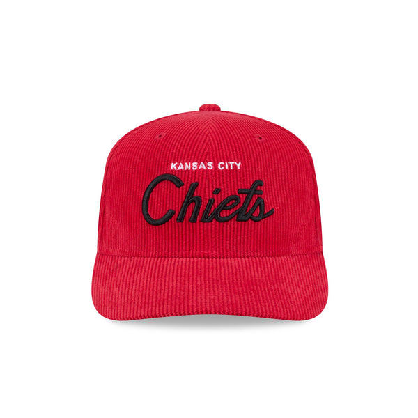 Kansas City Chiefs Cord Script 9SEVENTY Stretch Snap Cap - F