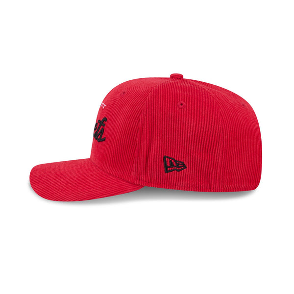 Kansas City Chiefs Cord Script 9SEVENTY Stretch Snap Cap - LSIDE