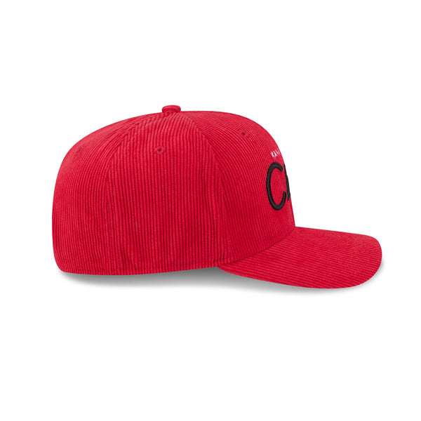 Kansas City Chiefs Cord Script 9SEVENTY Stretch Snap Cap - RSIDE