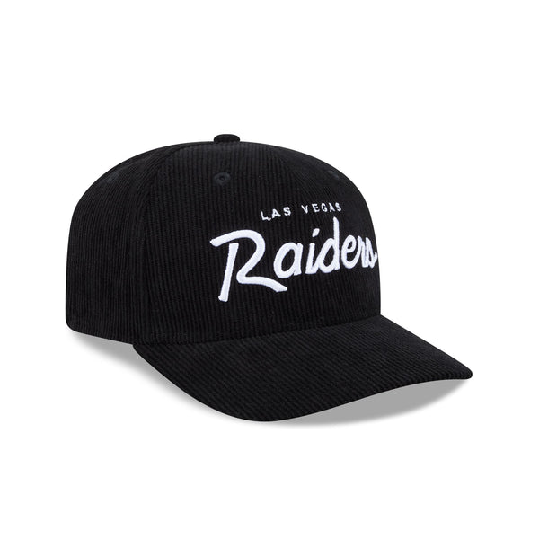 Las Vegas Raiders Cord Script 9SEVENTY Stretch Snap Cap - 3QR