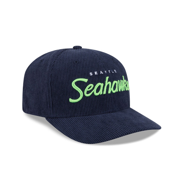 Seattle Seahawks Cord Script 9SEVENTY Stretch Snap Cap - 3QR