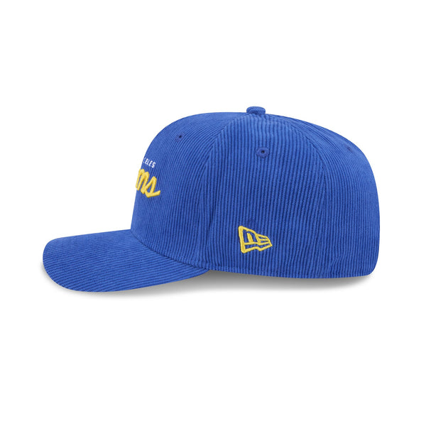 Los Angeles Rams Cord Script 9SEVENTY Stretch Snap Cap - LSIDE
