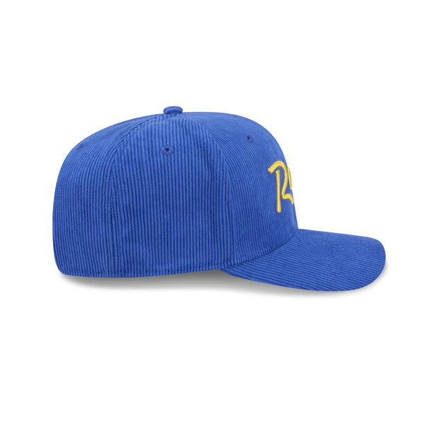 Los Angeles Rams Cord Script 9SEVENTY Stretch Snap Cap - RSIDE