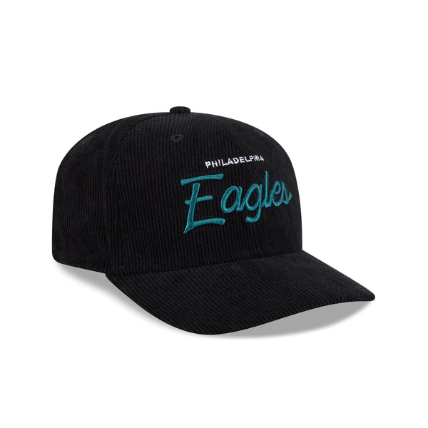 Philadelphia Eagles Cord Script 9SEVENTY Stretch Snap Cap - 3QR