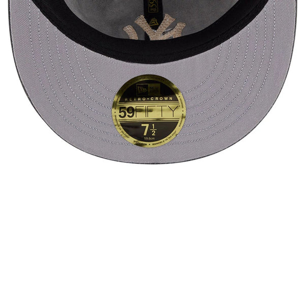 New York Yankees 59FIFTY Day '26 Black Cotton 59FIFTY Retro Crown