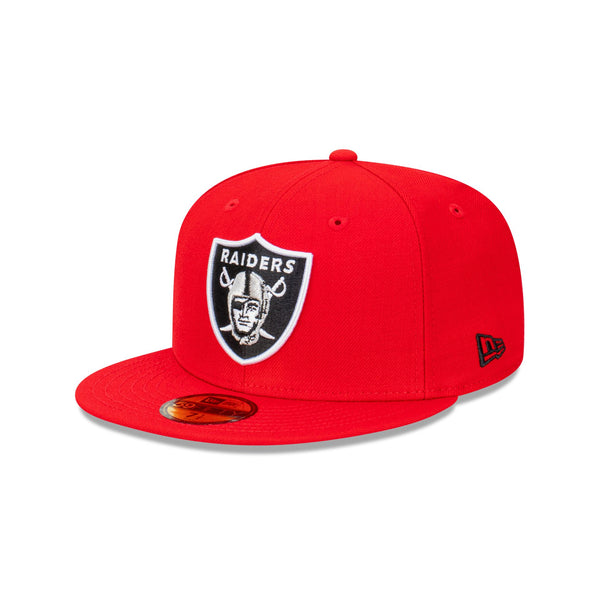 New Era Las Vegas Raiders SnapBack Hat Red With Matte Black Logo