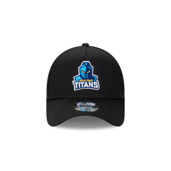 Gold Coast Titans NRL Essentials Black OTC 9FORTY A-Frame Snapback