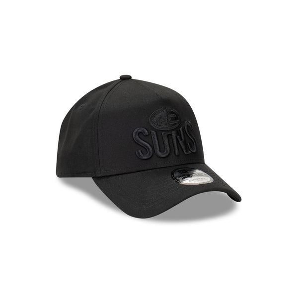 Gold Coast Suns Black on Black 9FORTY A-Frame Snapback