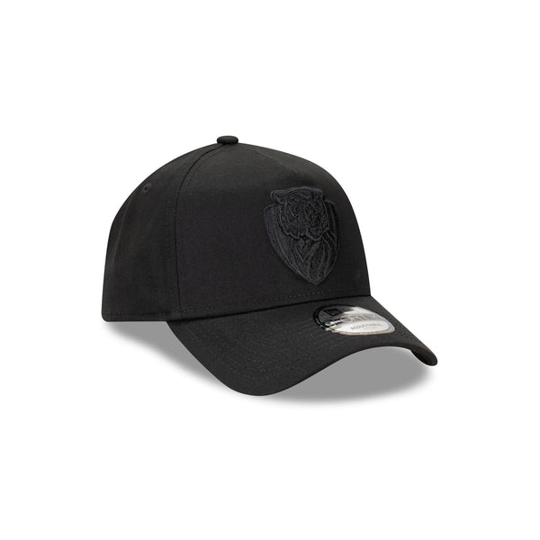 Richmond Tigers Black on Black 9FORTY A-Frame Snapback
