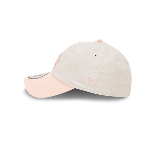 Los Angeles Dodgers Two-Tone White and Pink Casual Classic