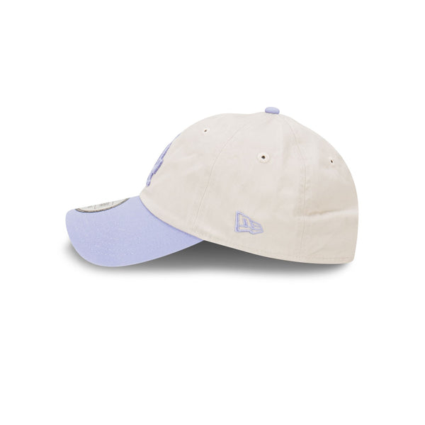 Los Angeles Dodgers Two-Tone White and Lavender Purple Casual Classic