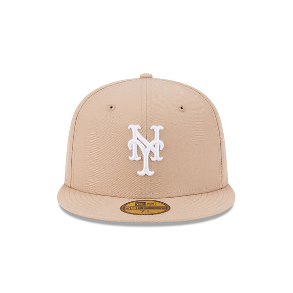 New York Mets Seasonal Camel 59FIFTY Fitted