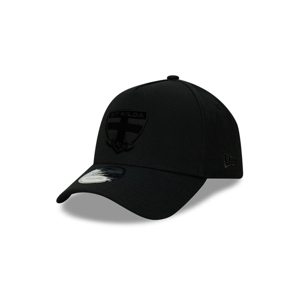 St. Kilda Saints AFL Essentials Black on Black 9FORTY A-Frame® Snapback