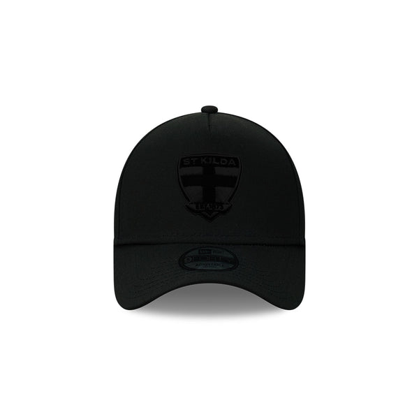 St. Kilda Saints AFL Essentials Black on Black 9FORTY A-Frame® Snapback