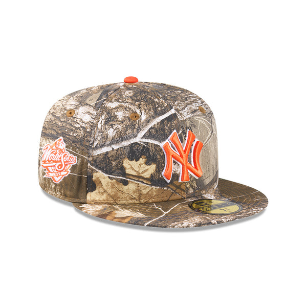 New York Yankees RealTree Signal Orange 59FIFTY Fitted