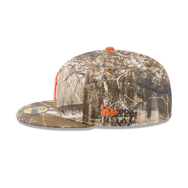 New York Yankees RealTree Signal Orange 59FIFTY Fitted
