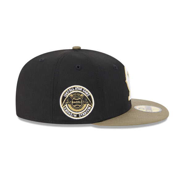 California Angels Seasonal Black-Olive 59FIFTY Fitted