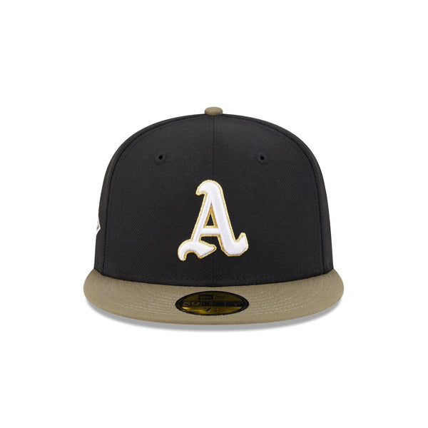 Oakland Athletics Seasonal Black-Olive 59FIFTY Fitted