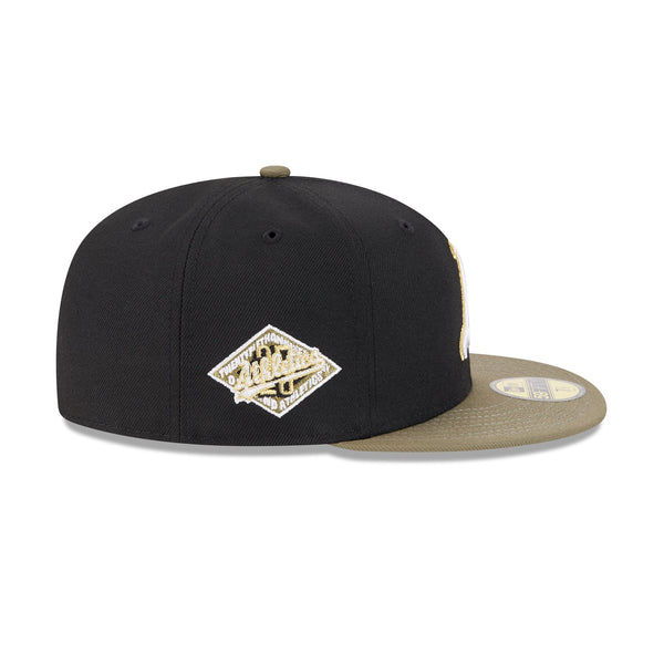 Oakland Athletics Seasonal Black-Olive 59FIFTY Fitted