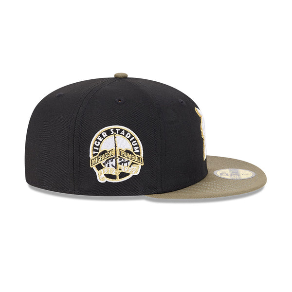 Detroit Tigers Seasonal Black-Olive 59FIFTY Fitted