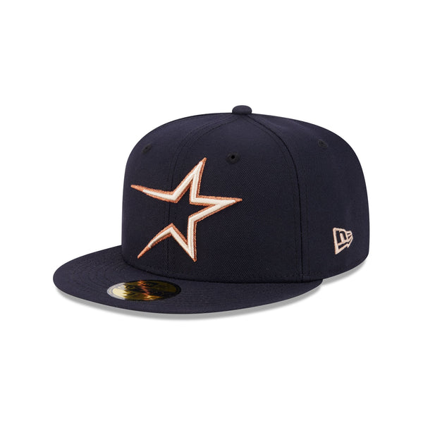 Houston Astros Seasonal Navy Stone 59FIFTY Fitted