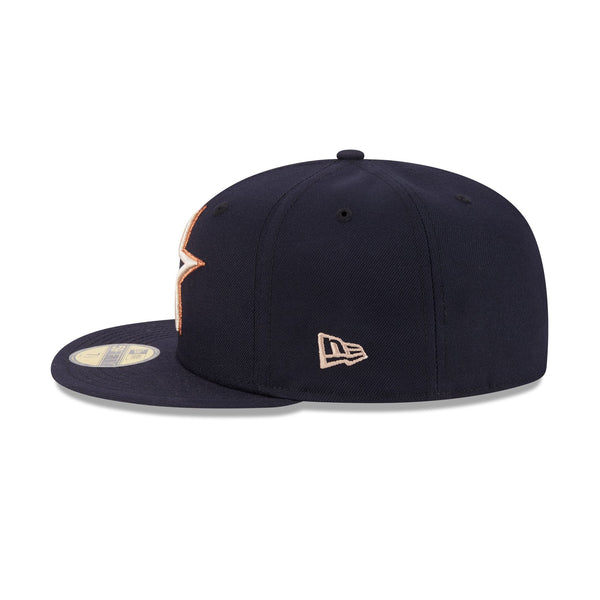 Houston Astros Seasonal Navy Stone 59FIFTY Fitted