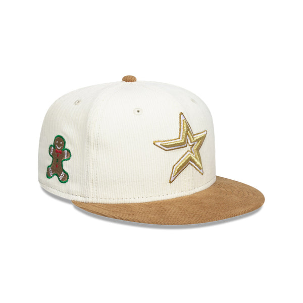 Houston Astros Caps of Christmas Gingerbread 59FIFTY Fitted
