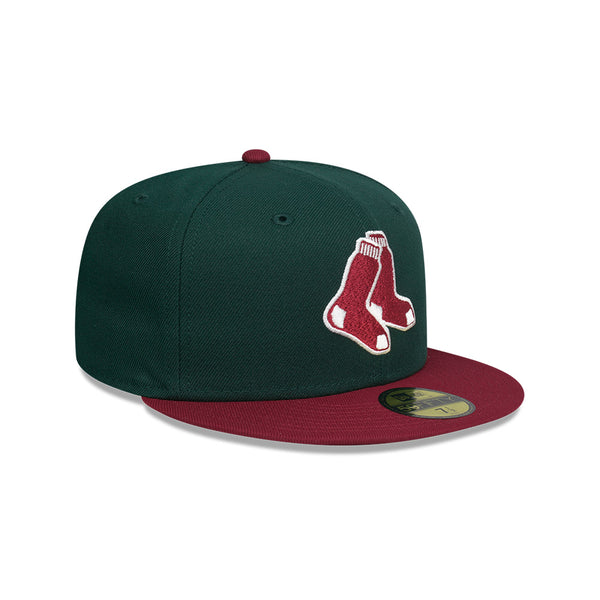 Boston Red Sox Caps of Christmas Socks 59FIFTY Fitted