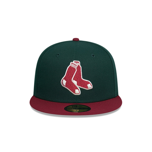 Boston Red Sox Caps of Christmas Socks 59FIFTY Fitted