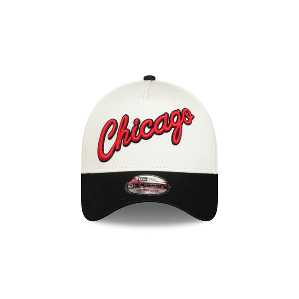 Chicago Bulls Hardwood Classics 9FORTY A-Frame Snapback - F