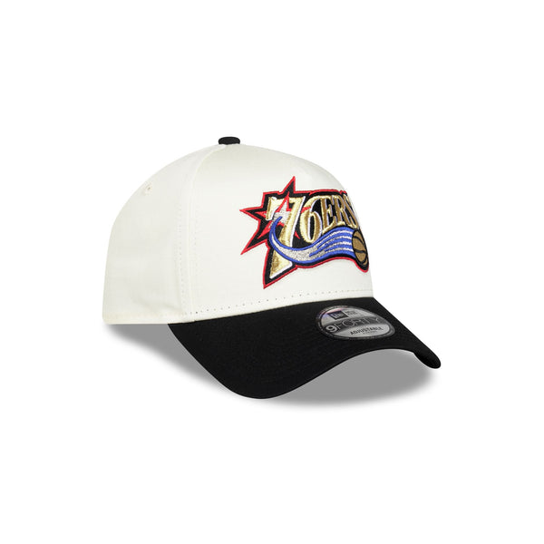 Philadelphia 76ers Hardwood Classics 9FORTY A-Frame Snapback - 3QR