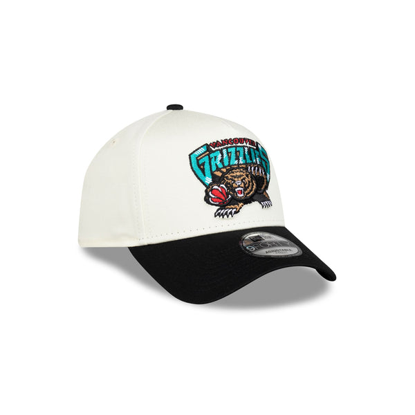 Vancouver Grizzlies Hardwood Classics 9FORTY A-Frame Snapback - 3QR