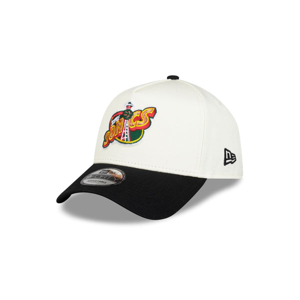 Seattle Supersonics Hardwood Classics 9FORTY A-Frame Snapback - 3QL